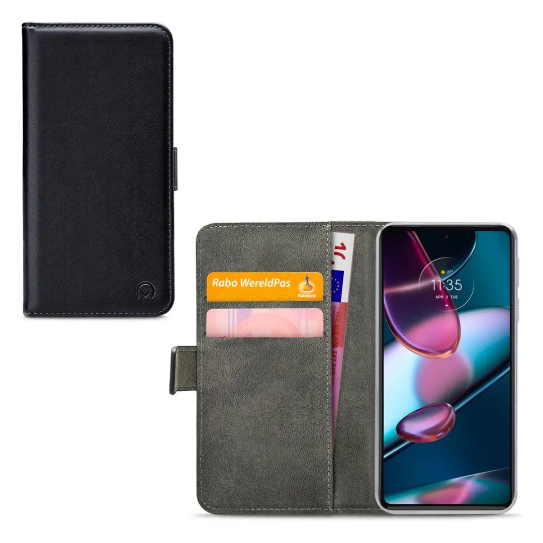 Mobilize Classic Gelly Wallet Bookcase Motorola Edge X30 - Zwart