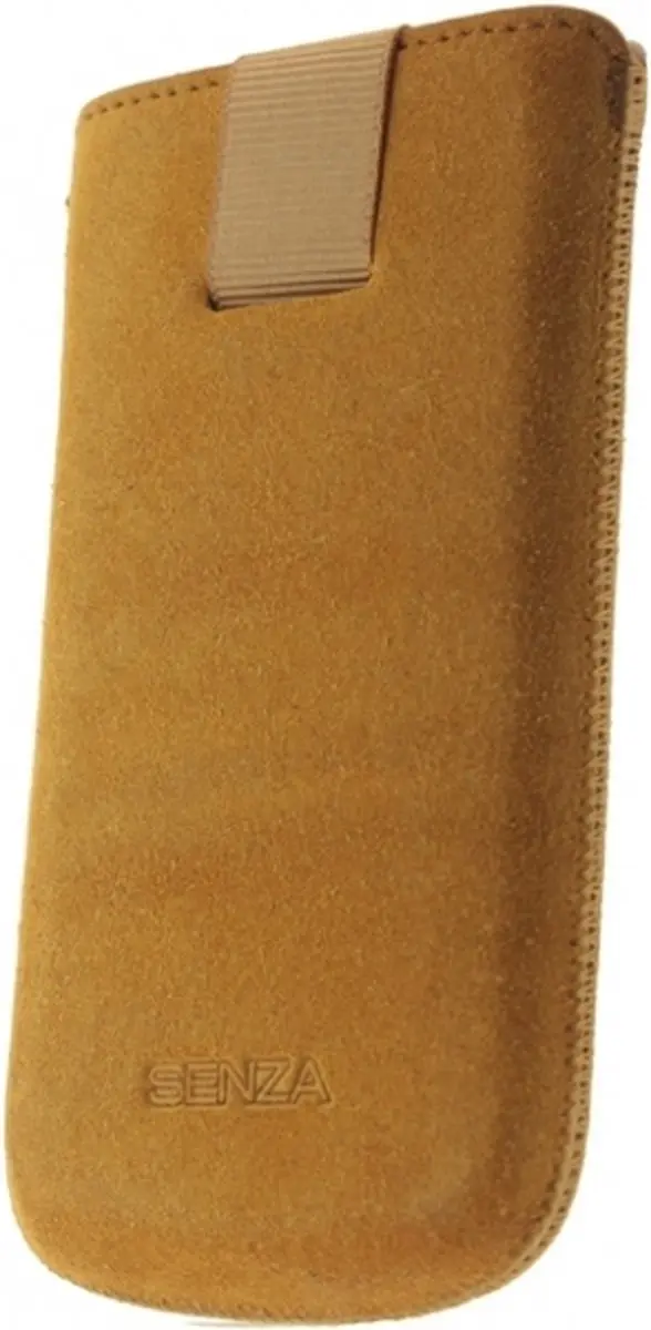 Senza Slide Serie Echt Leer Insteekhoes Sunny Camel - 4 Stuks