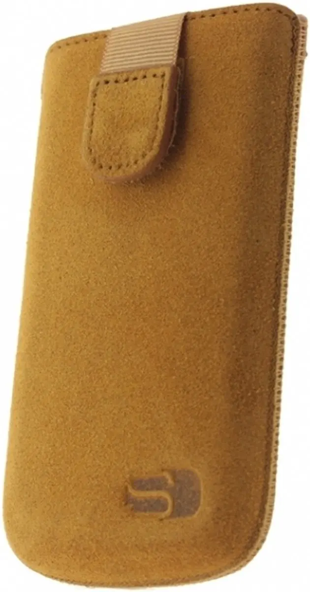Senza Slide Serie Echt Leer Insteekhoes Sunny Camel - 4 Stuks