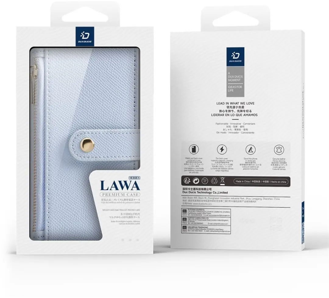 Dux Ducis Lawa iPhone 17 Pro Max Hoesje - MagSafe - Blauw