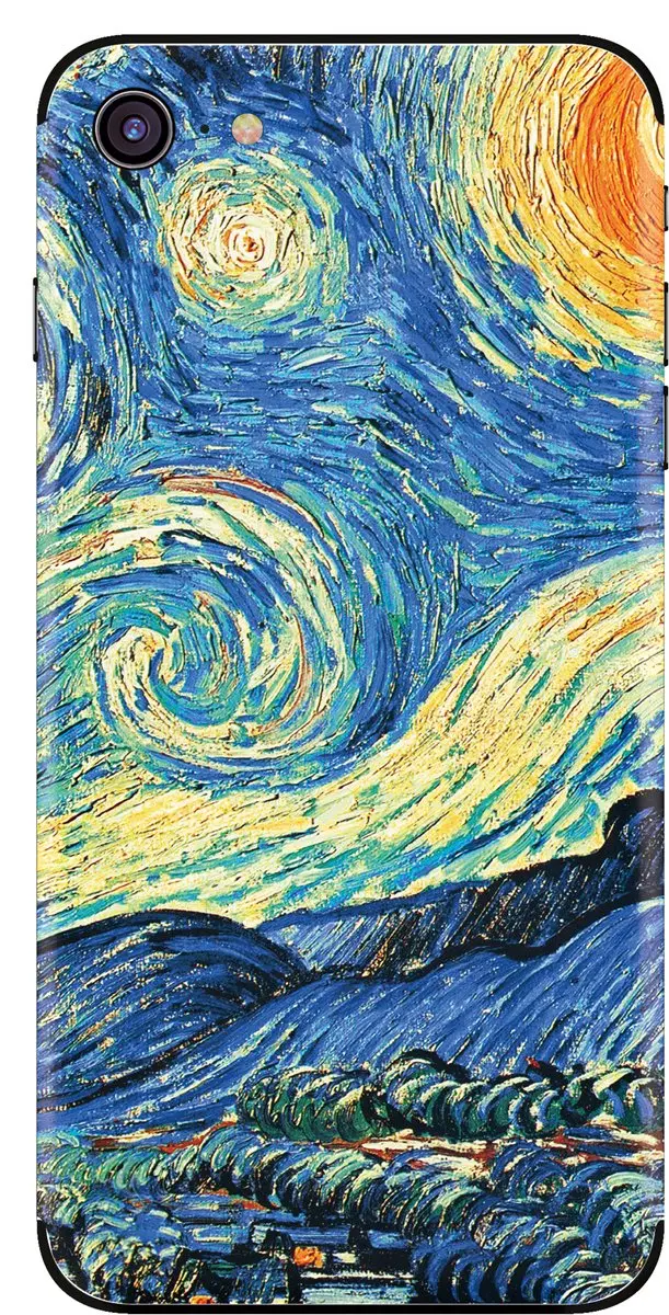 My Style PhoneSkin The Starry Night - iPhone 7/8/SE Meerkleurig