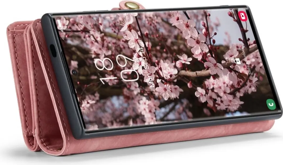 Caseme 008 Hoesje Samsung Galaxy S25 Ultra - Roze - 8 Pasjes