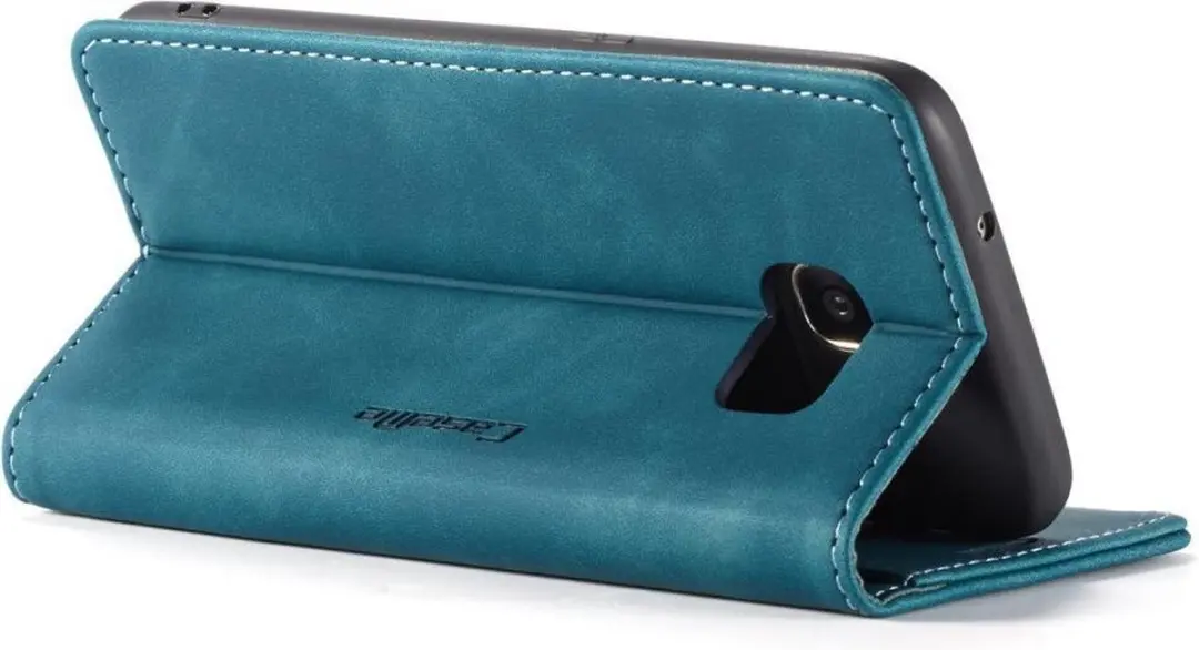 Caseme Book Case Samsung Galaxy S7 Edge - 2 Pasjes - Blauw