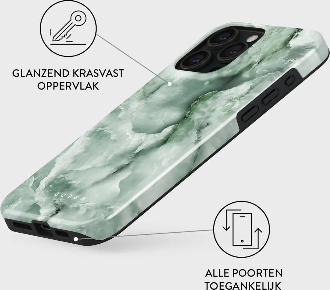Burga Telefoonhoesje iPhone 15 Pro Max Pistachio Cheesecake WM_10_IP15PROMAX_TH - afbeelding 6 van 6