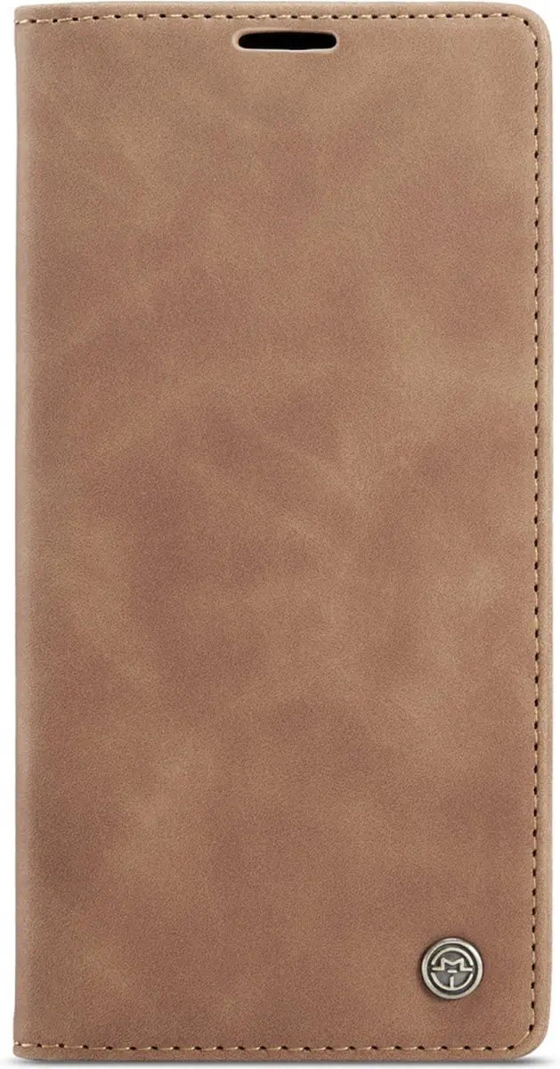 Caseme Retro Wallet Case CSM-39243 - iPhone 15 Plus - 2 Pasjes - Bruin