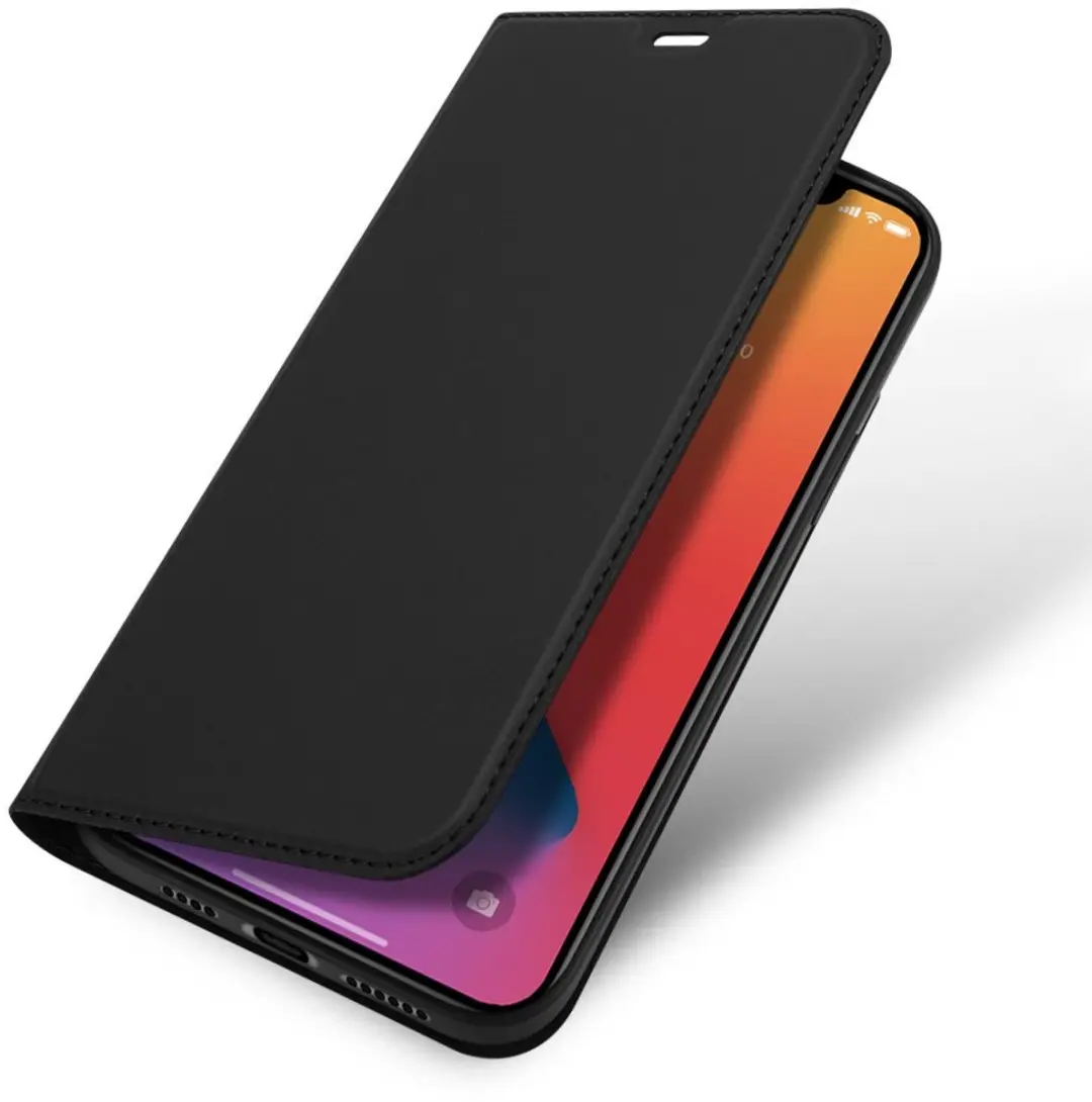 Dux Ducis Slimline Wallet Hoesje iPhone 12 Pro Max DD-IPH12PM-BLK - Zwart - afbeelding 6 van 6