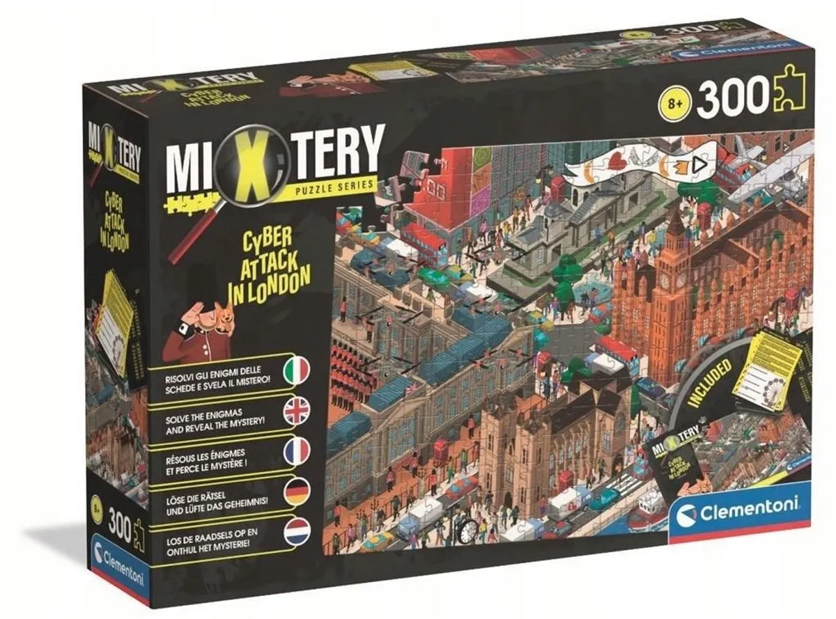 Clementoni Mixtery Hacking Attack in London 300-delige Puzzel