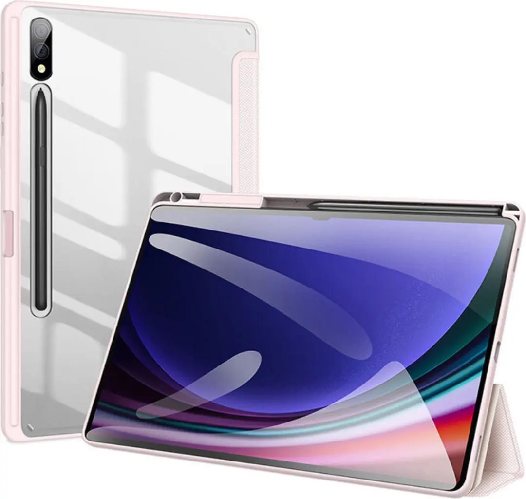 Dux Ducis Toby Series Tablethoes Samsung Galaxy Tab S10 Ultra - Roze