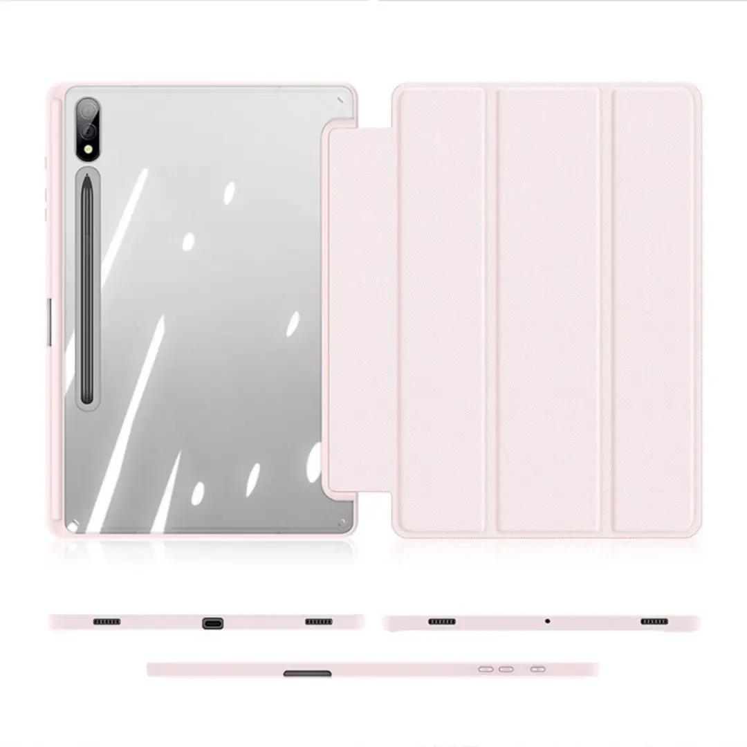 Dux Ducis Toby Series Tablethoes Samsung Galaxy Tab S10 Ultra - Roze