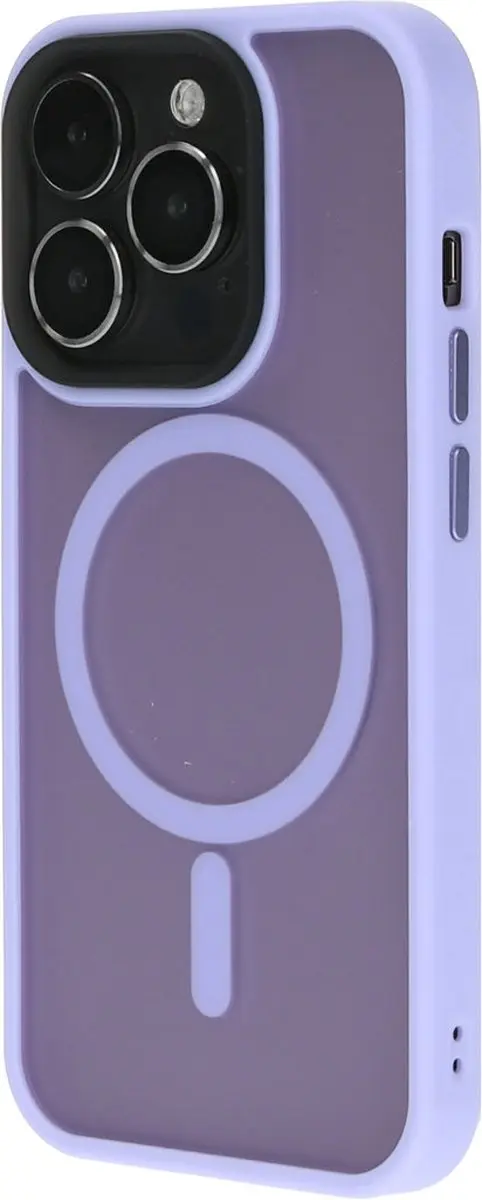 Mobiparts Hoesje iPhone 15 Pro MP-124410 - MagSafe - Roze Paars