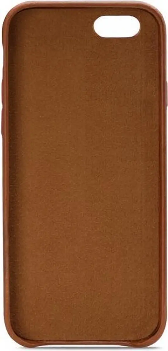 Senza Desire Cardslot iPhone 6/6s Hoesje - Echt Leer Burned Cognac - LEACVR1010