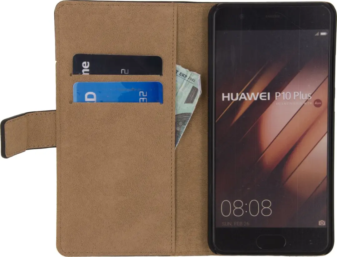 Mobilize Classic Wallet Bookcase Huawei P10 Plus - 2 Pasjes Zwart