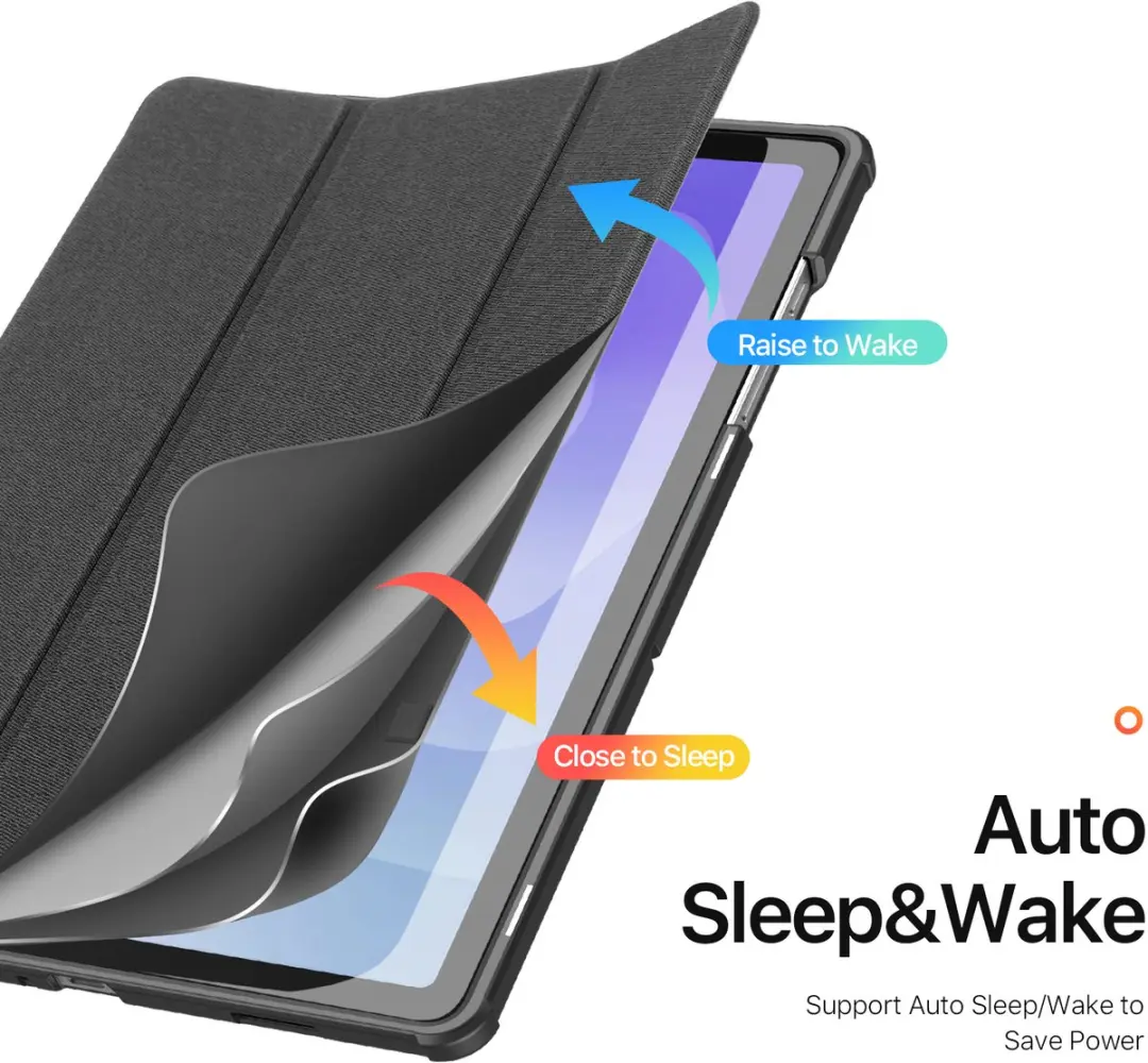 Dux Ducis Domo Bookcase Samsung Galaxy Tab A11 Plus - Zwart