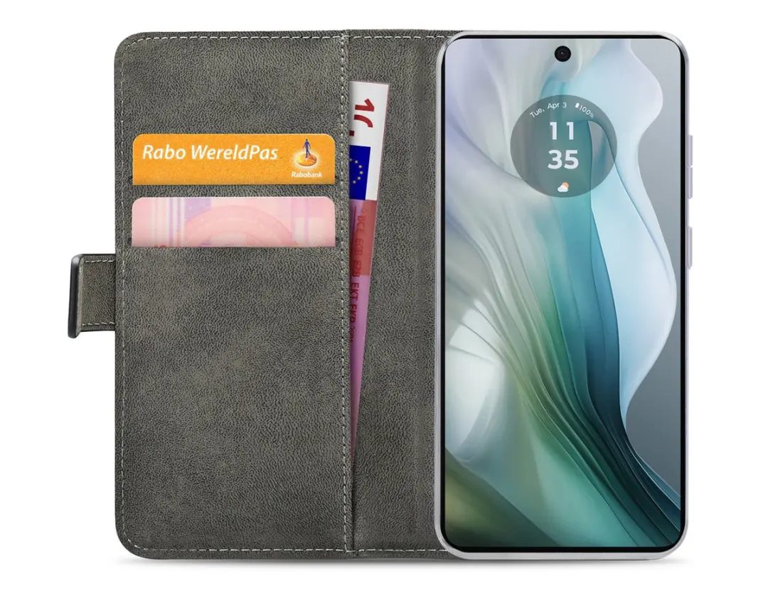 Mobilize Classic Gelly Wallet Bookcase Motorola Moto E14 - Zwart