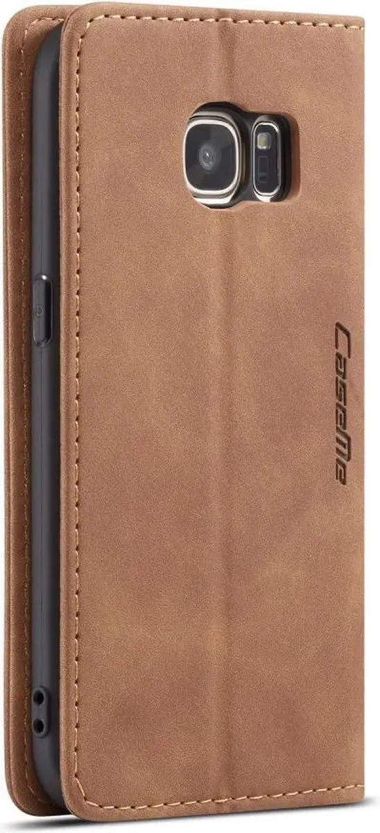 Caseme Book Case Samsung Galaxy S7 - 2 Pasjes - Bruin