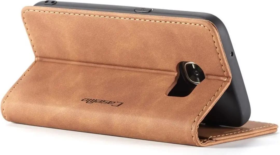 Caseme Book Case Samsung Galaxy S7 - 2 Pasjes - Bruin