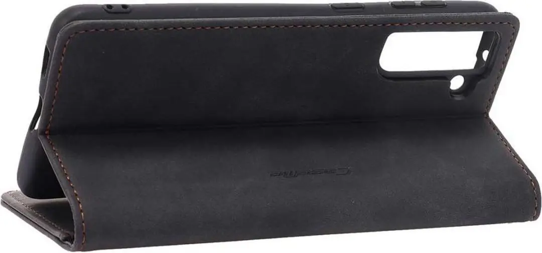 Caseme Samsung Galaxy S21 Plus Wallet Case - Zwart - mpn-8718923687827