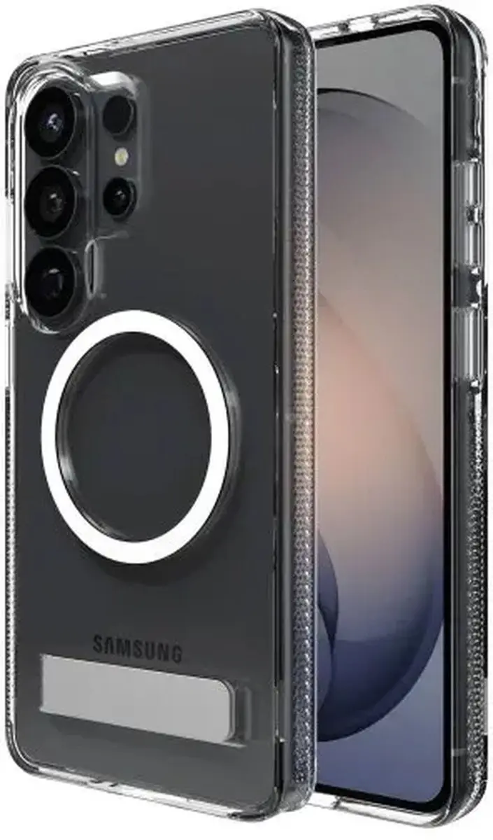 ZAGG Crystal Palace Snap Kickstand Hoesje S26 Ultra - 4M Valbescherming - Transparant - afbeelding 6 van 6