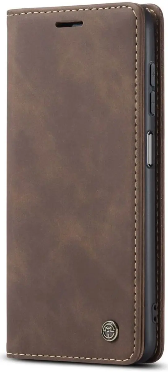 Caseme 013 Book Case Samsung Galaxy A34 - 2 Pasjes - Bruin