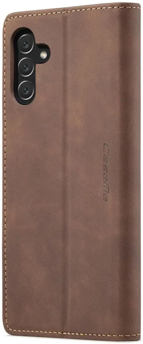 Caseme 013 Book Case Samsung Galaxy A34 - 2 Pasjes - Bruin
