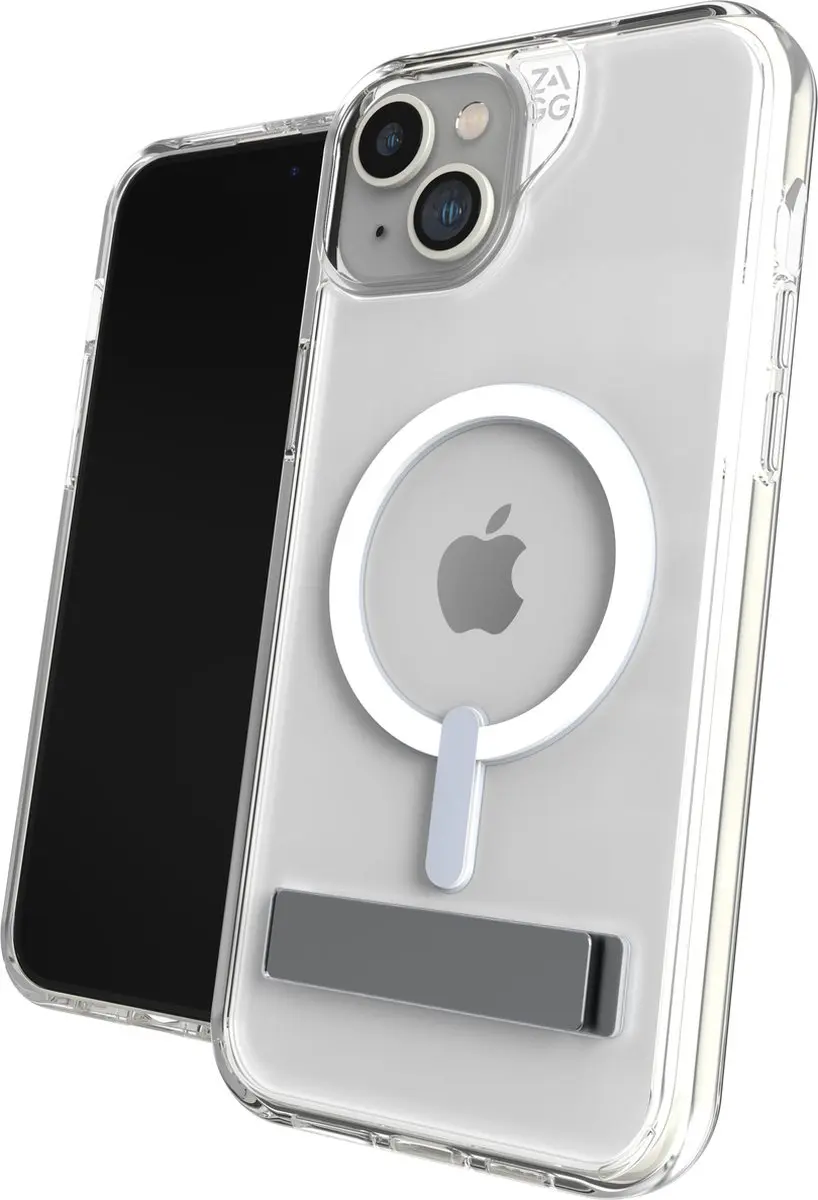 ZAGG Crystal Palace Snap KS iPhone 15 Plus Hoesje - Transparant