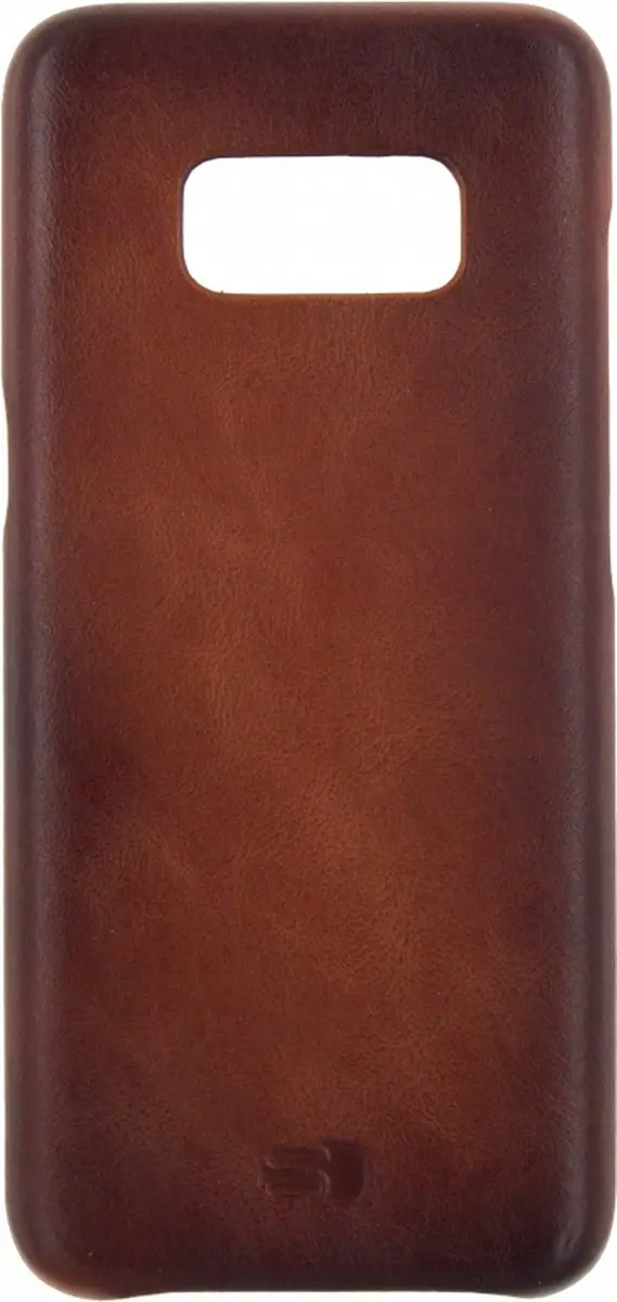 Senza Desire Leather Cover Samsung Galaxy S8+ - 4 Stuks - Burned Cognac