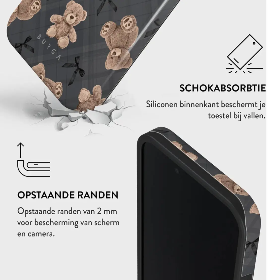 Burga Tough Backcover iPhone 16e - Magnetisch - BFF