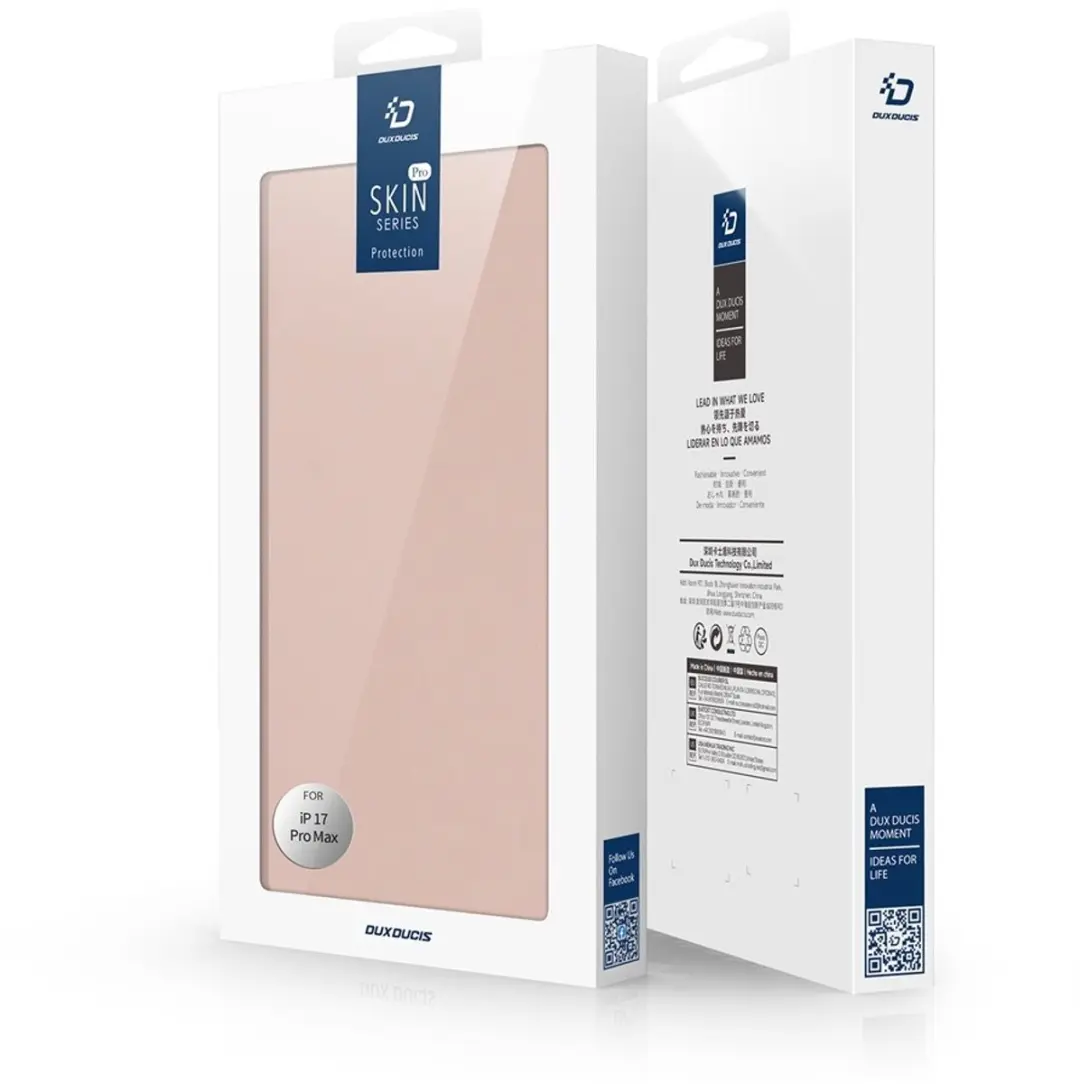 Dux Ducis iPhone 17 Pro Max Hoesje Rose Goud - 1 Pasje