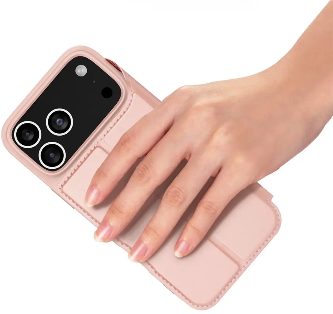 Dux Ducis iPhone 17 Pro Max Hoesje Rose Goud - 1 Pasje