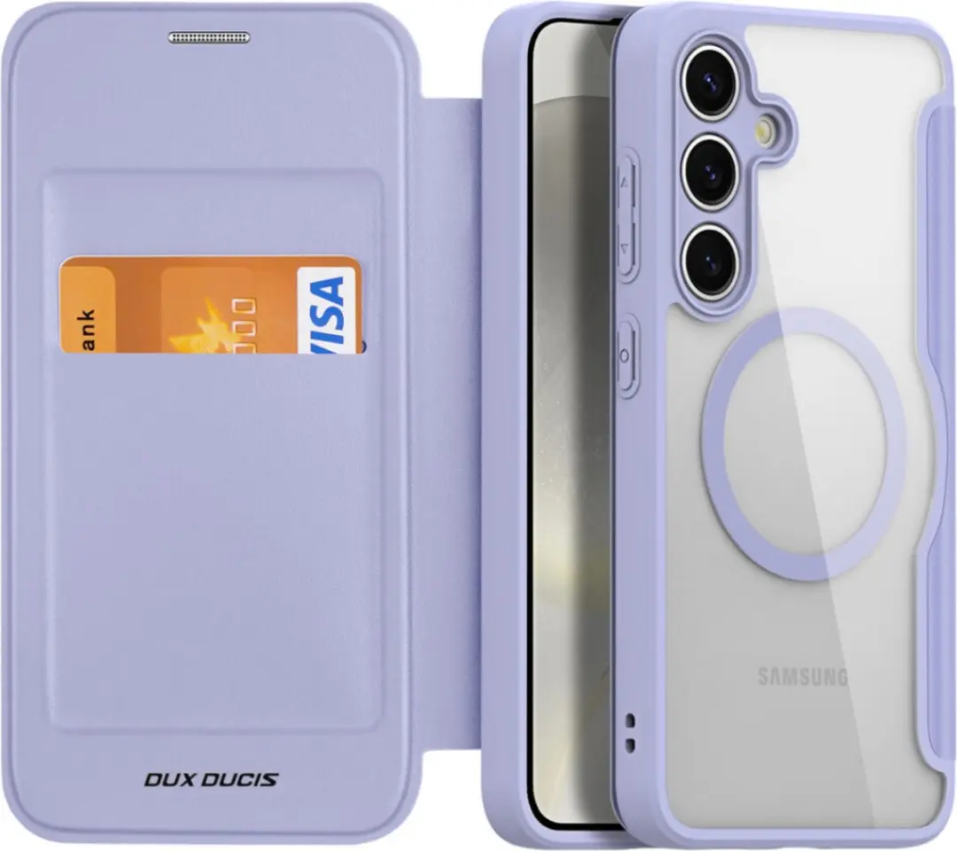 Dux Ducis Skin X Pro Book Case Series Telefoonhoesje - Samsung Galaxy S24 Plus - Paars