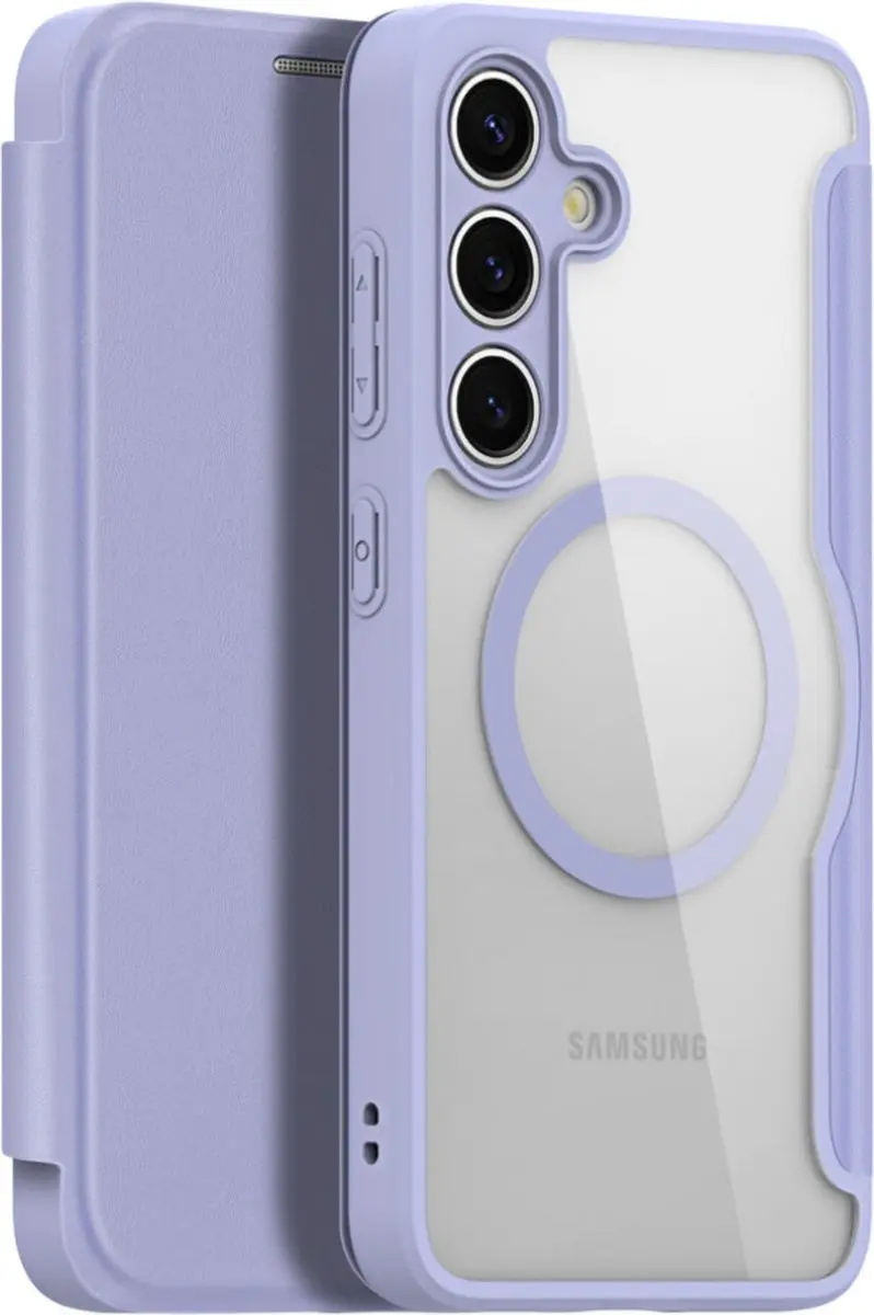 Dux Ducis Skin X Pro Book Case Series Telefoonhoesje - Samsung Galaxy S24 Plus - Paars