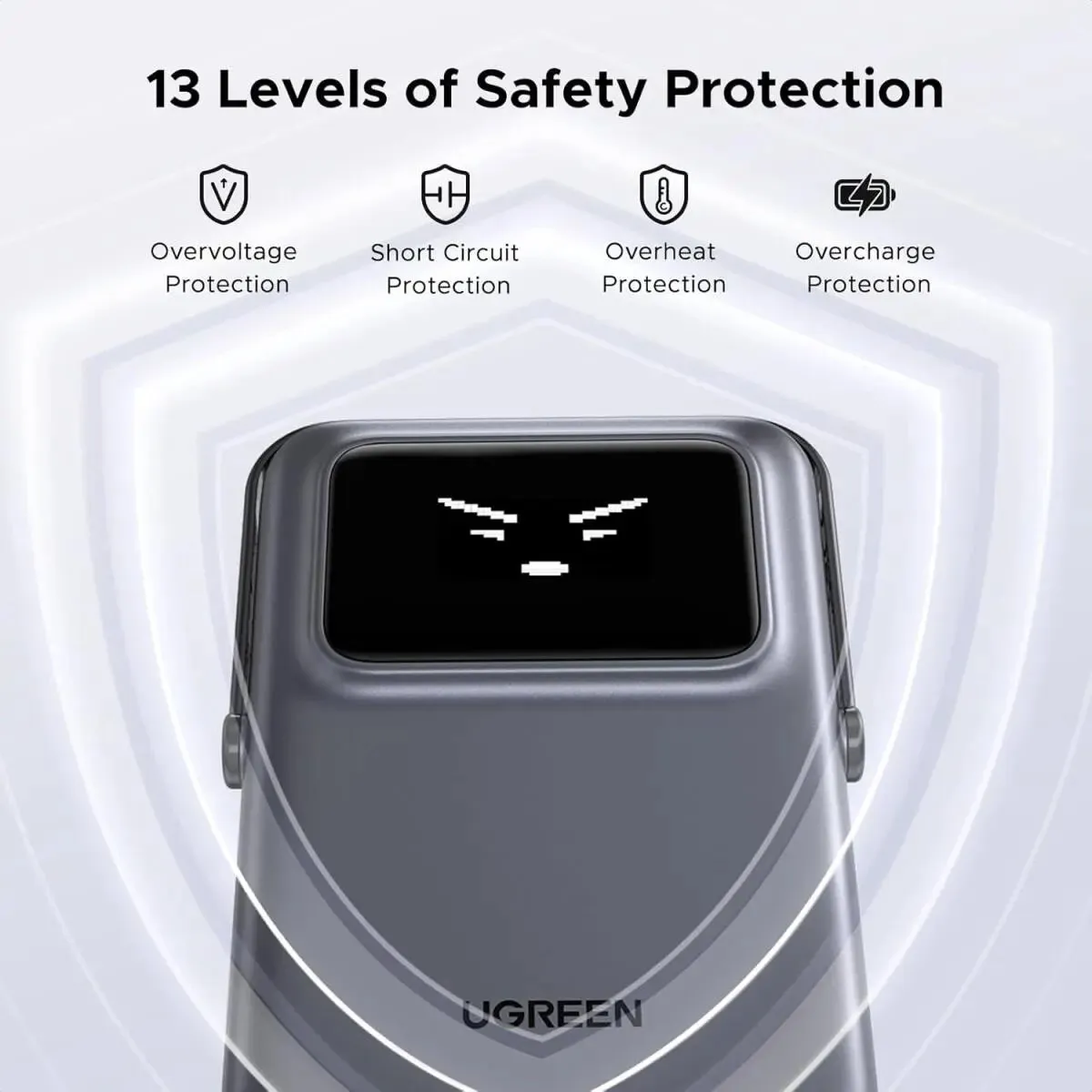 Ugreen Magnetische Powerbank 10000mAh - 20W Magsafe - Grijs