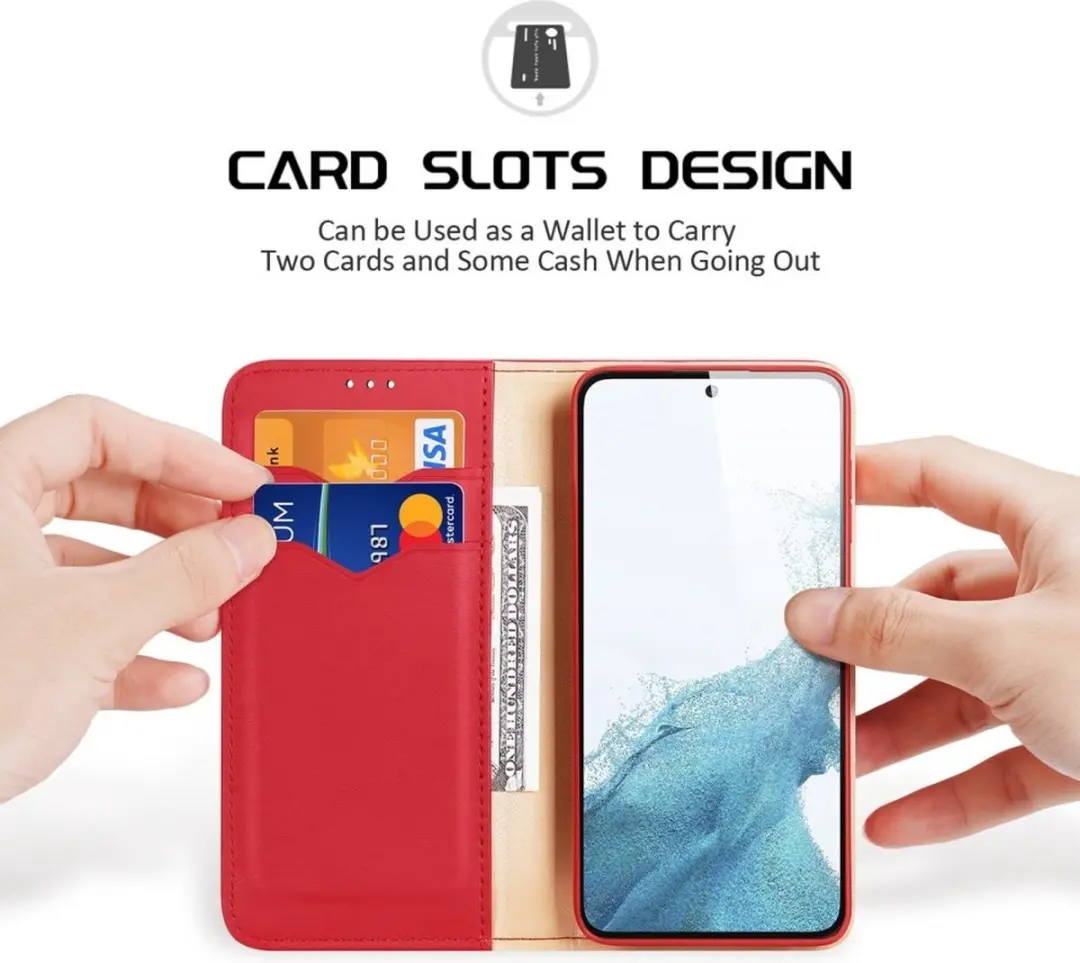 Dux Ducis Hivo Series Telefoonhoesje Samsung Galaxy S23 - Rood