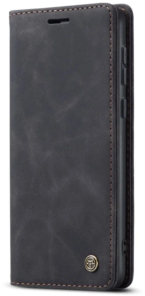 Caseme 013 Book Case Hoesje Samsung Galaxy A36 - Zwart
