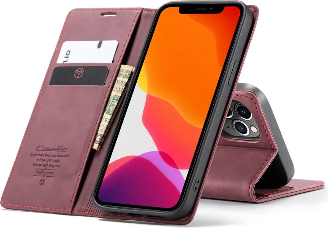 Caseme Book Case iPhone 12 Pro Max - Bordeaux