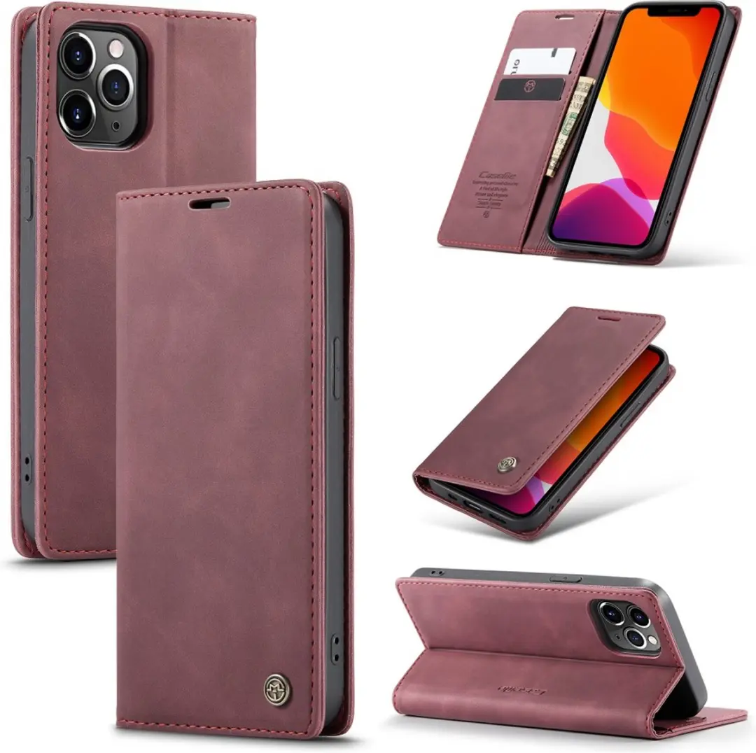 Caseme Book Case iPhone 12 Pro Max - Bordeaux