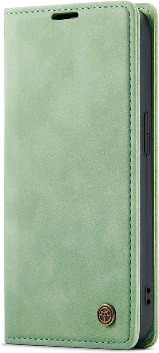 Caseme iPhone 14 Pro Max Bookcase Hoesje - Lichtgroen - 3 Pasjes