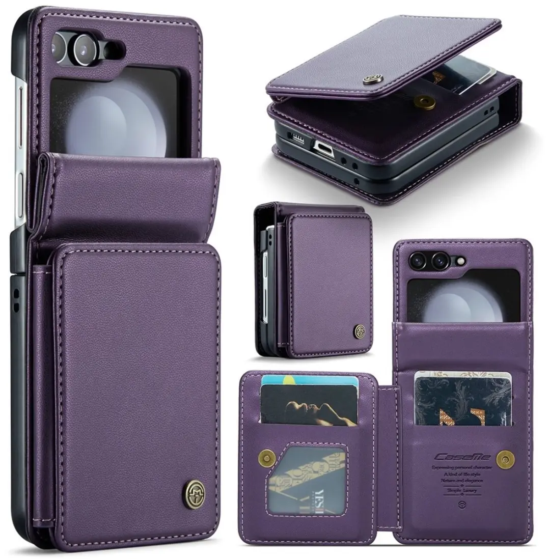 Caseme Leren Backcover Samsung Galaxy Z Flip 7 FE