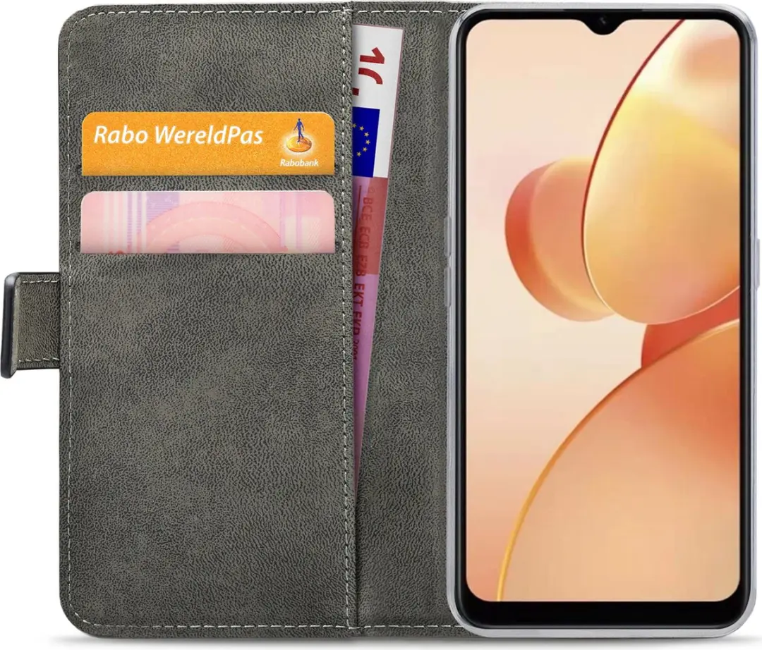 Mobilize Classic Gelly Wallet Bookcase Portemonnee C31 - Zwart