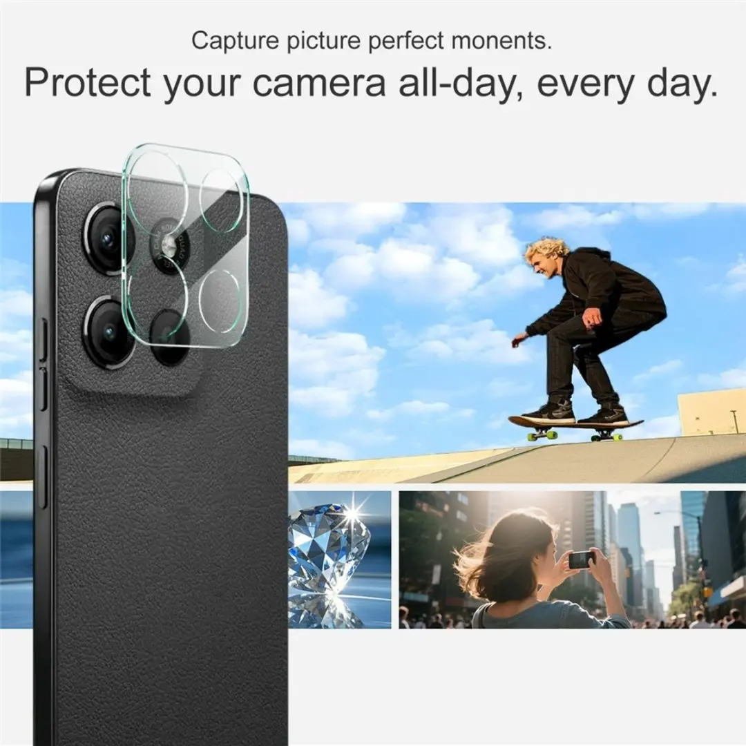 Imak 9H Camera Lens Protector - Motorola Moto G15/G17 - Transparant