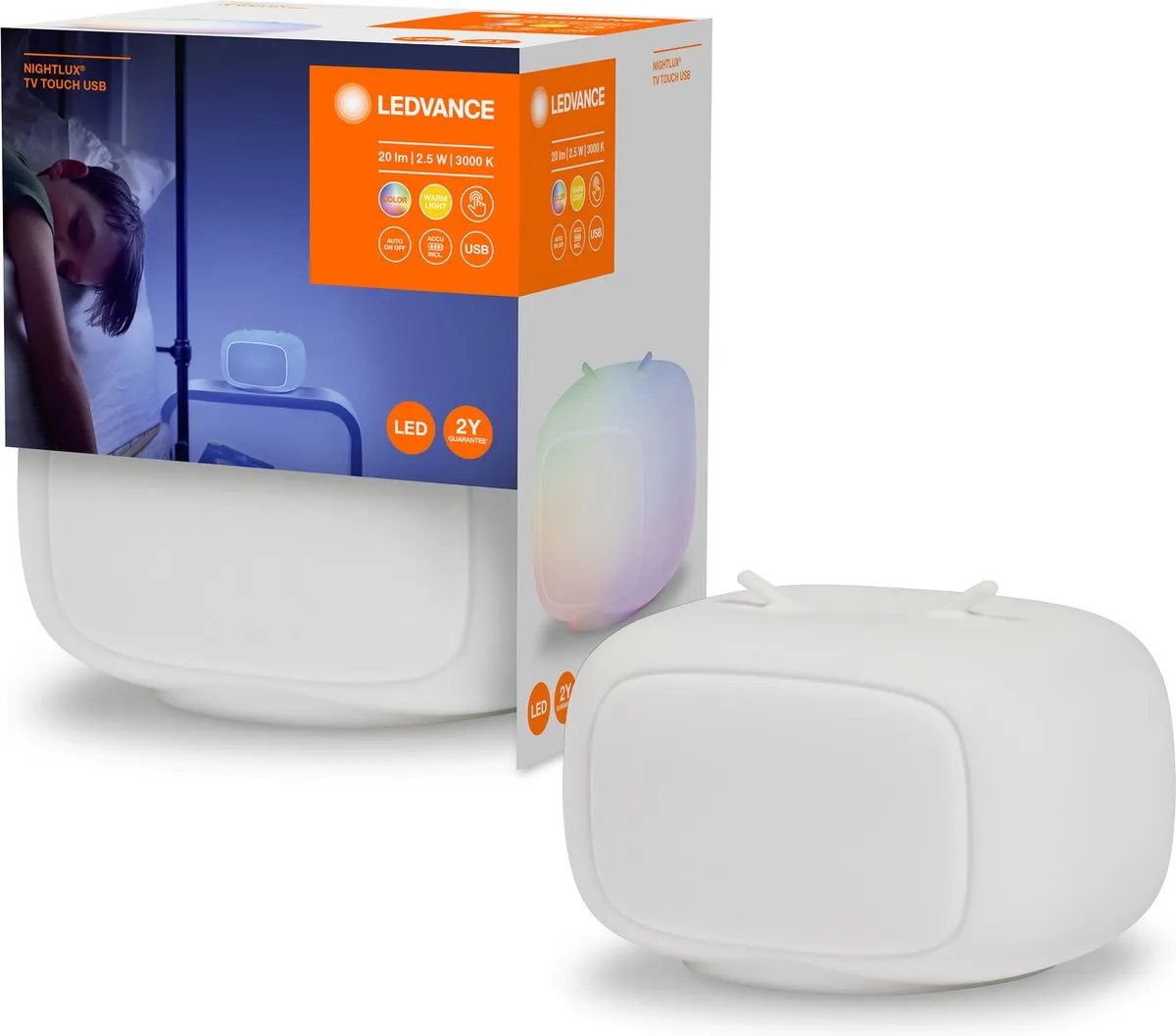 LEDVANCE NIGHTLUX TOUCH RGBW LED Armatuur - Wit - afbeelding 6 van 6