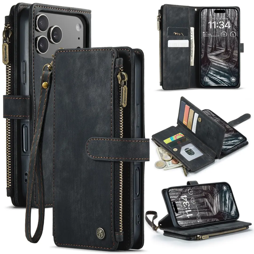 Caseme C30 Book Case iPhone 17 Pro Hoesje