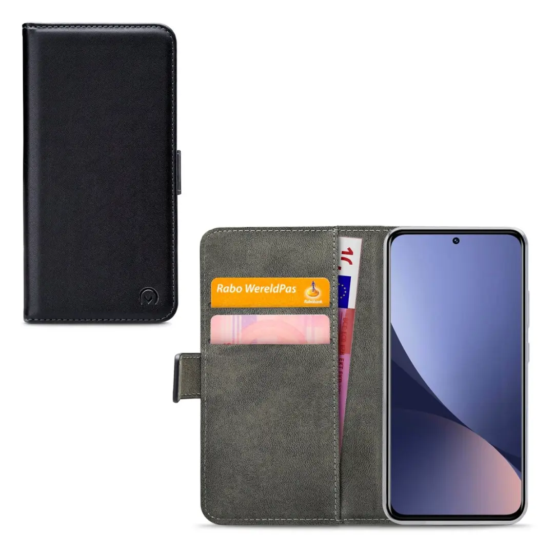 Mobilize Xiaomi 12 Classic Gelly Wallet Book Case - Zwart - mpn-8718256964411