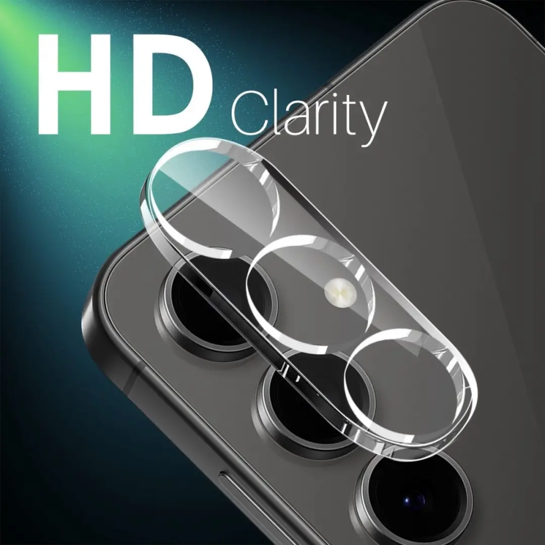 NORTHJO 9H Tempered Glass Camera Lens Protector - Samsung Galaxy S25 - Transparant