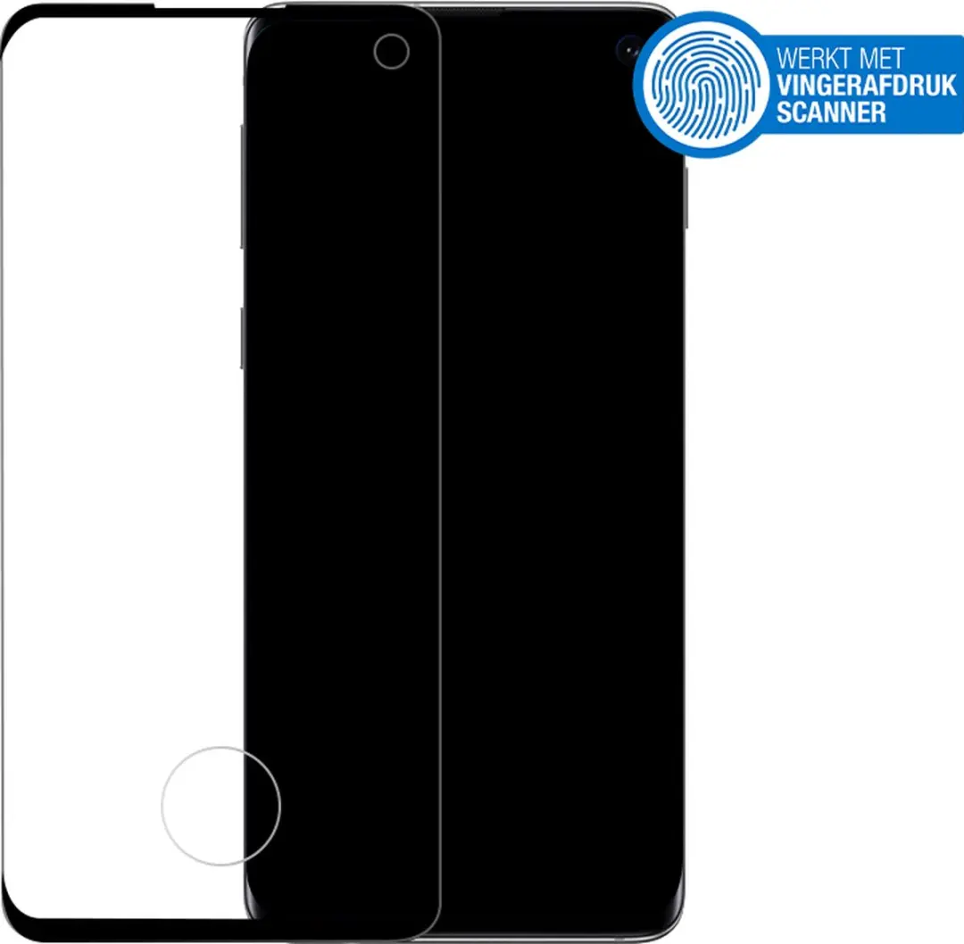 Mobilize Screenprotector Samsung Galaxy S10 - Zwart