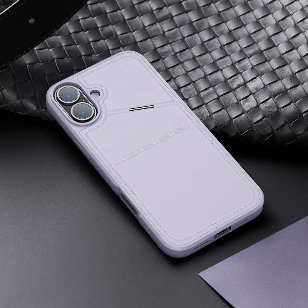 Dux Ducis Rafi Series Hoesje iPhone 16 Plus - Paars - Back Cover met Stand