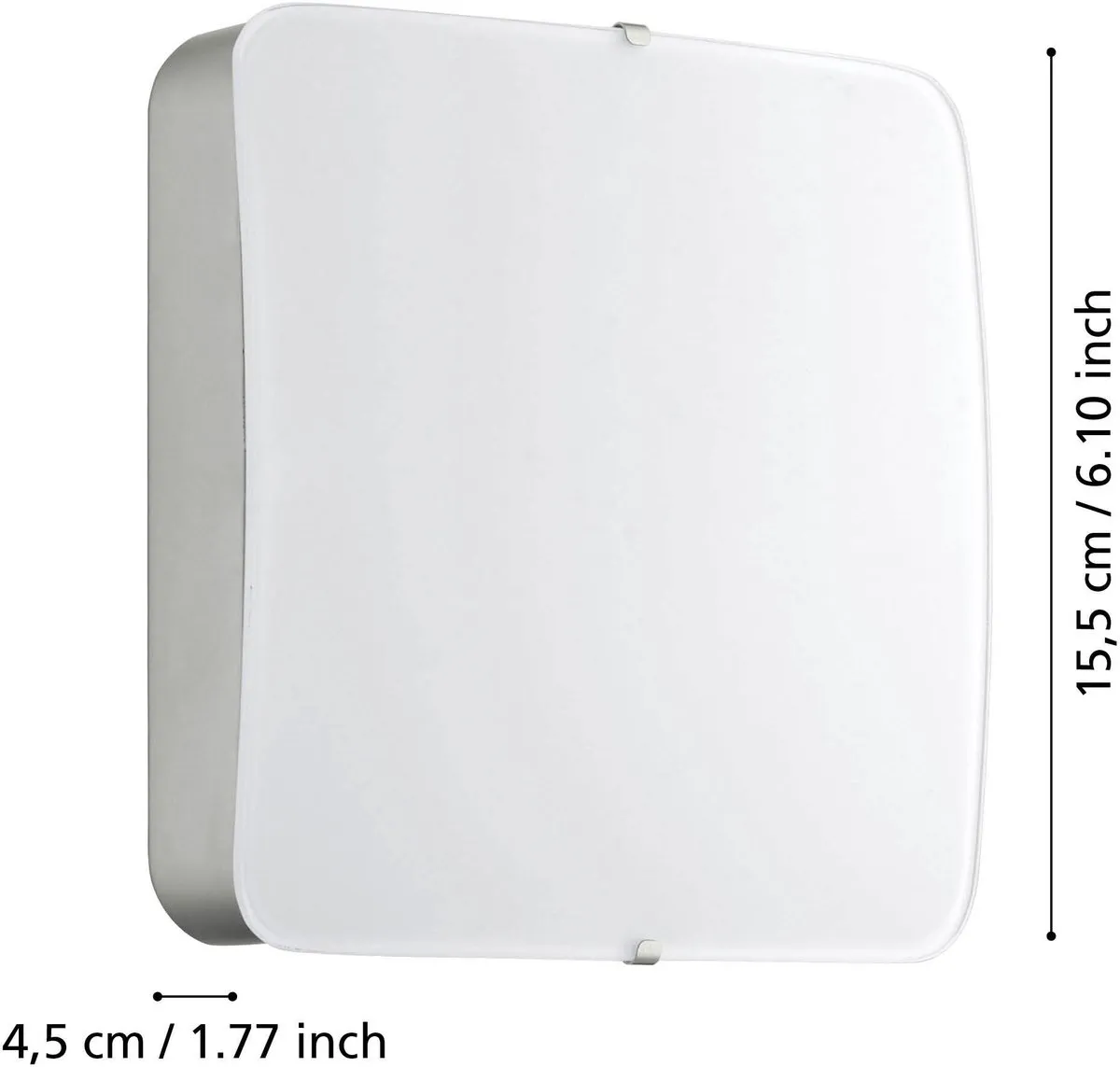 Eglo Cupella Wandlamp - Nikkel-Mat - 1 Lichtpunt