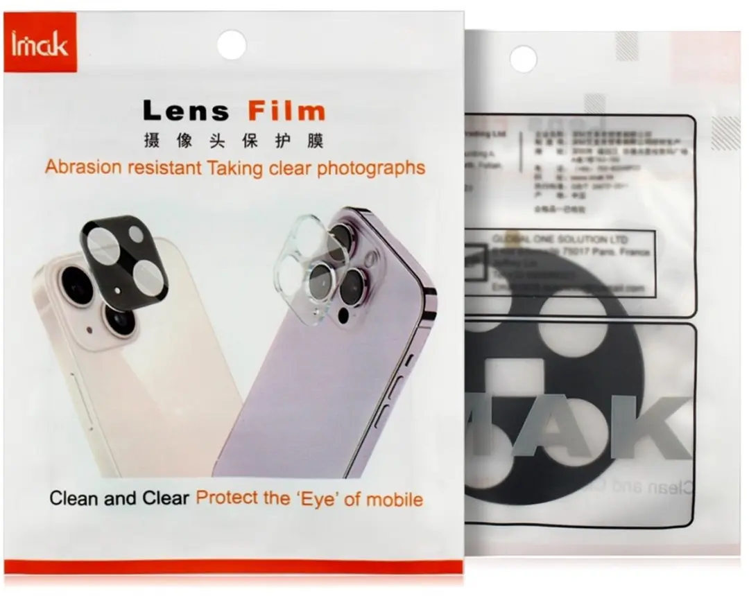 Imak 9H Tempered Glass Camera Lens Protector - Samsung Galaxy A17 - Zwart