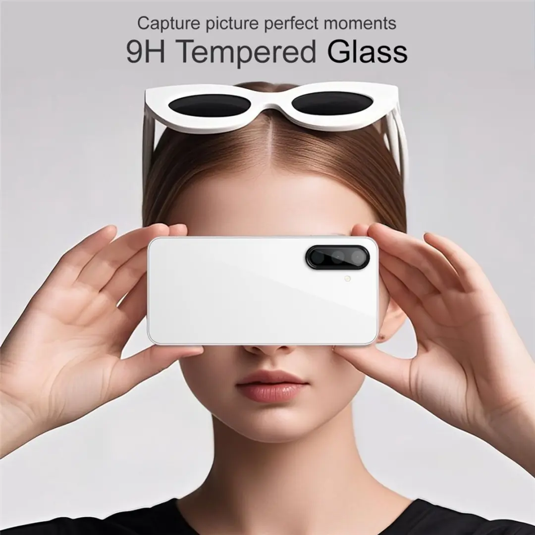 Imak 9H Tempered Glass Camera Lens Protector - Samsung Galaxy A17 - Zwart