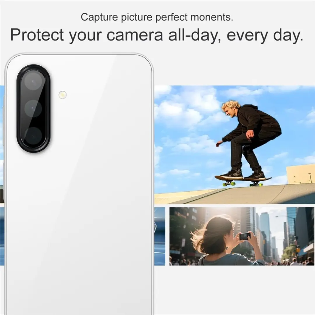 Imak 9H Tempered Glass Camera Lens Protector - Samsung Galaxy A17 - Zwart